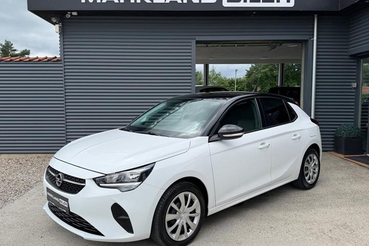 Hvid Opel Corsa fra 2020