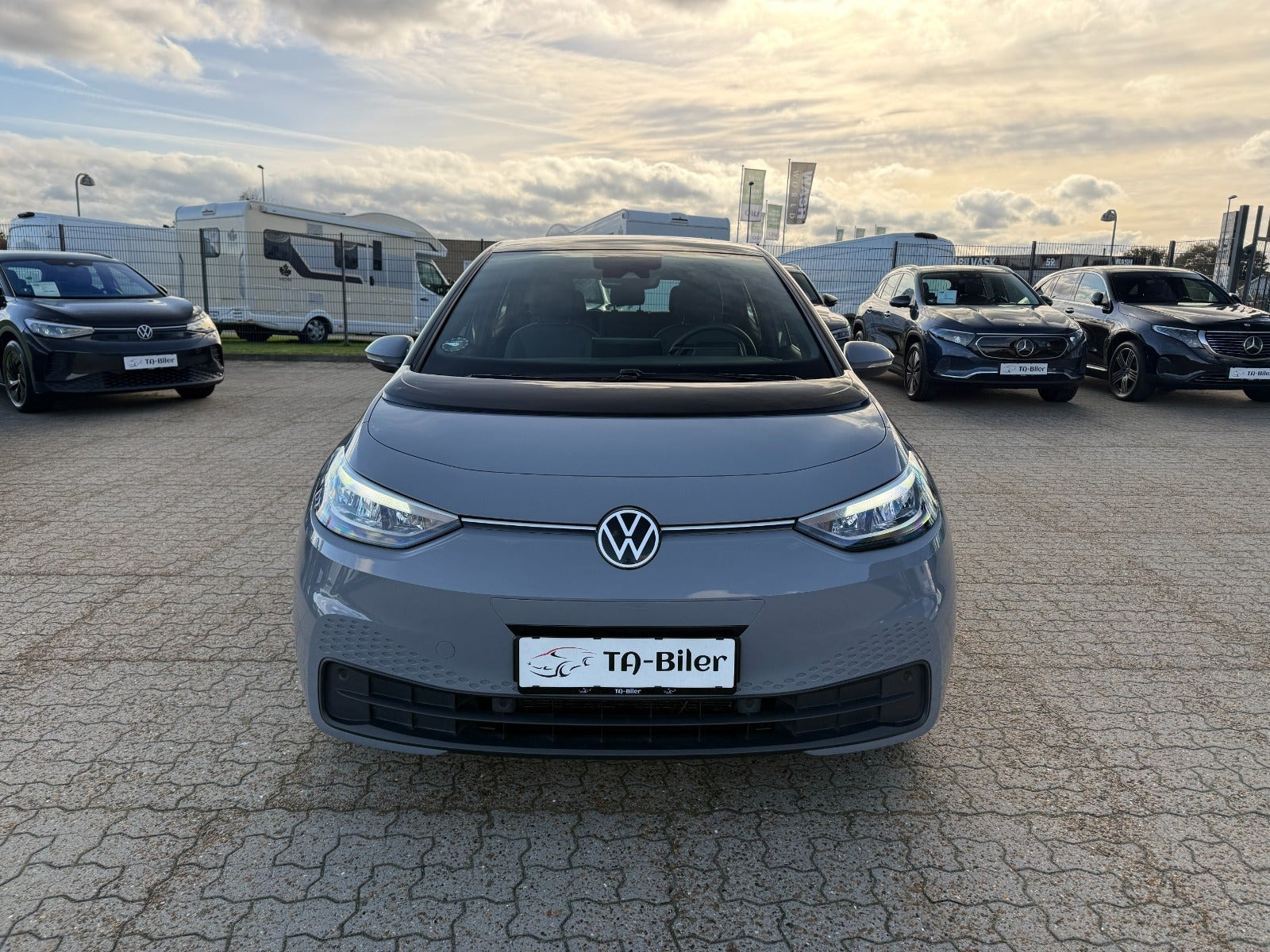 Grå VW ID.3 fra 2023