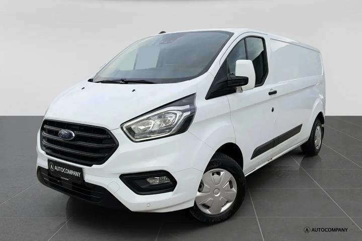 Hvid Ford Transit Custom 300 L2 fra 2022 set udefra