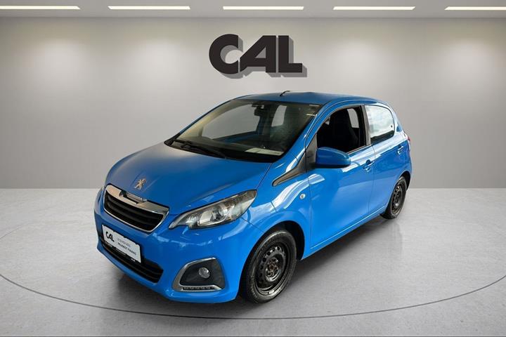 Blå Peugeot 108 fra 2016