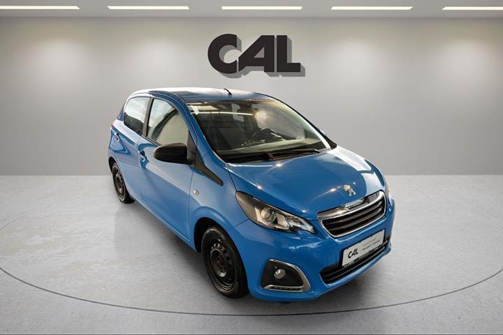Blå Peugeot 108 fra 2016