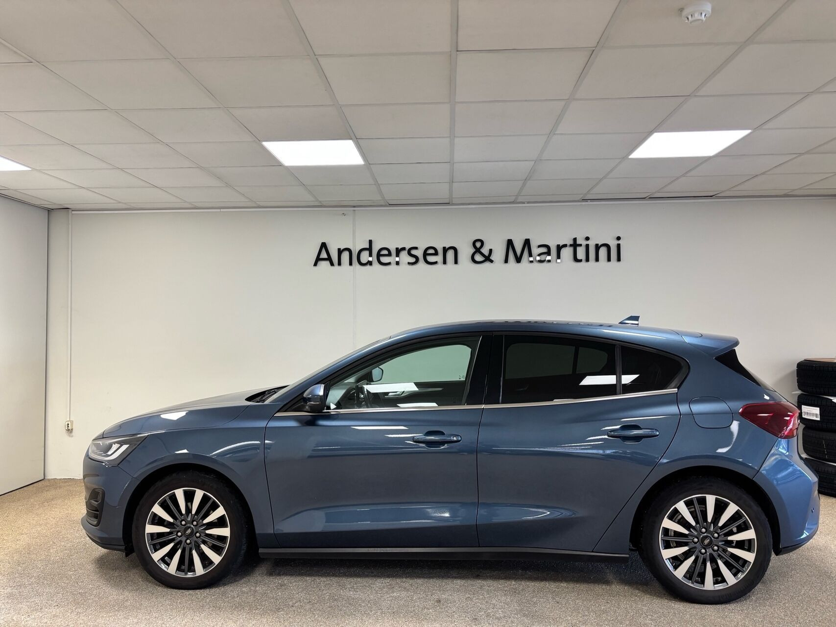Blå Ford Focus fra 2022
