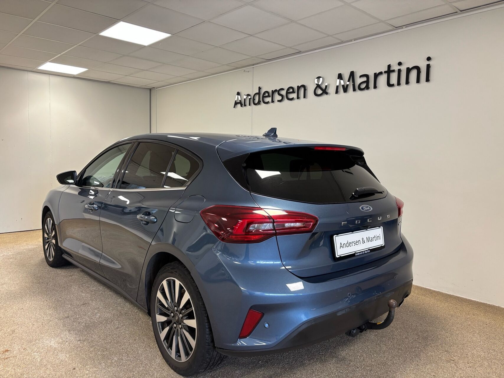 Blå Ford Focus fra 2022