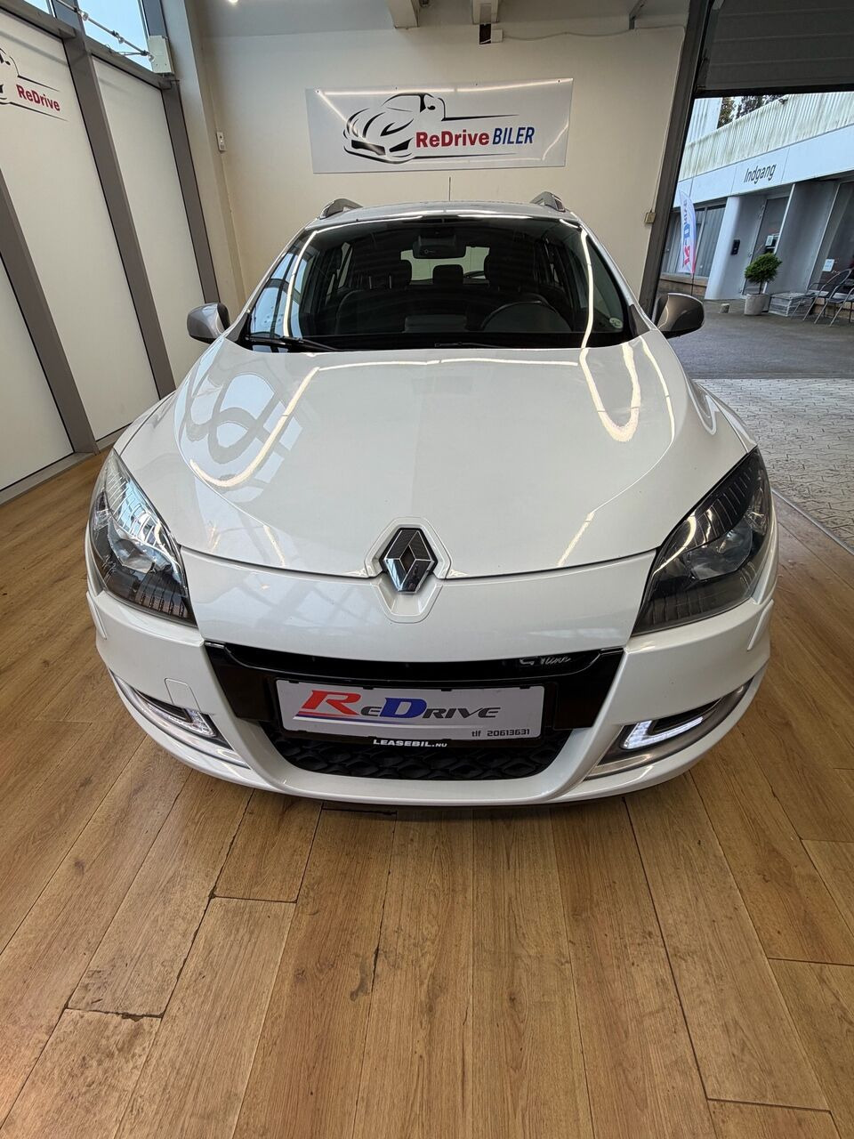 Hvid Renault Mégane fra 2012