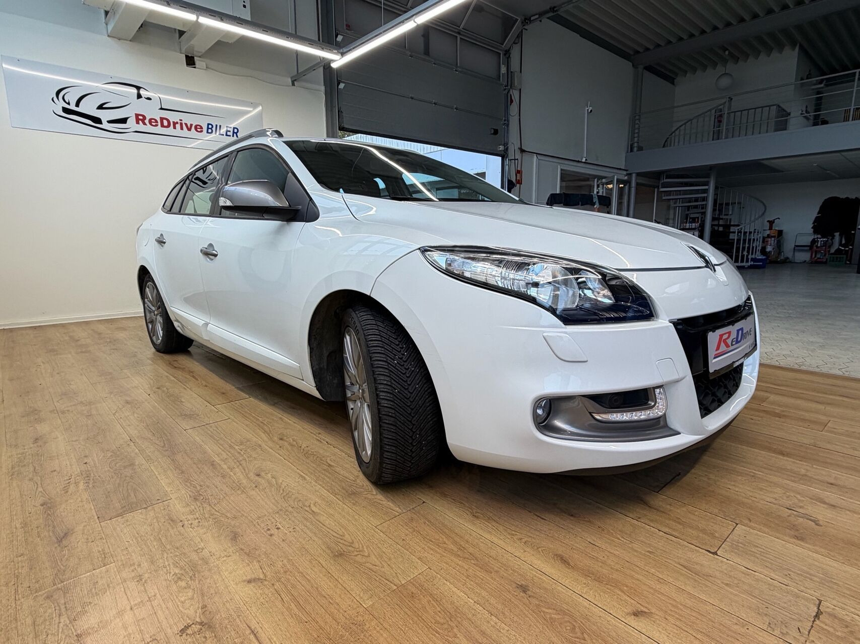Hvid Renault Mégane fra 2012