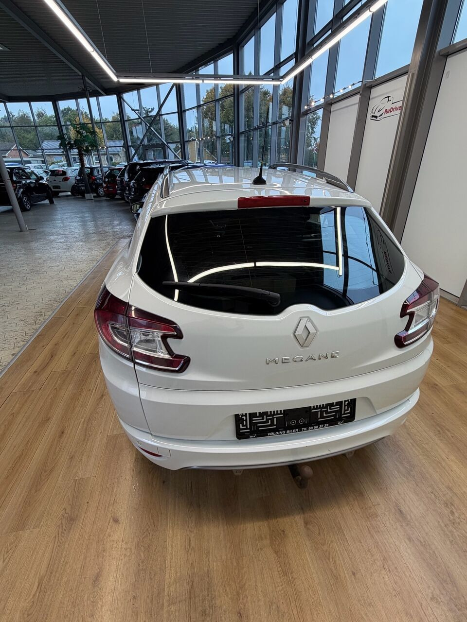 Hvid Renault Mégane fra 2012