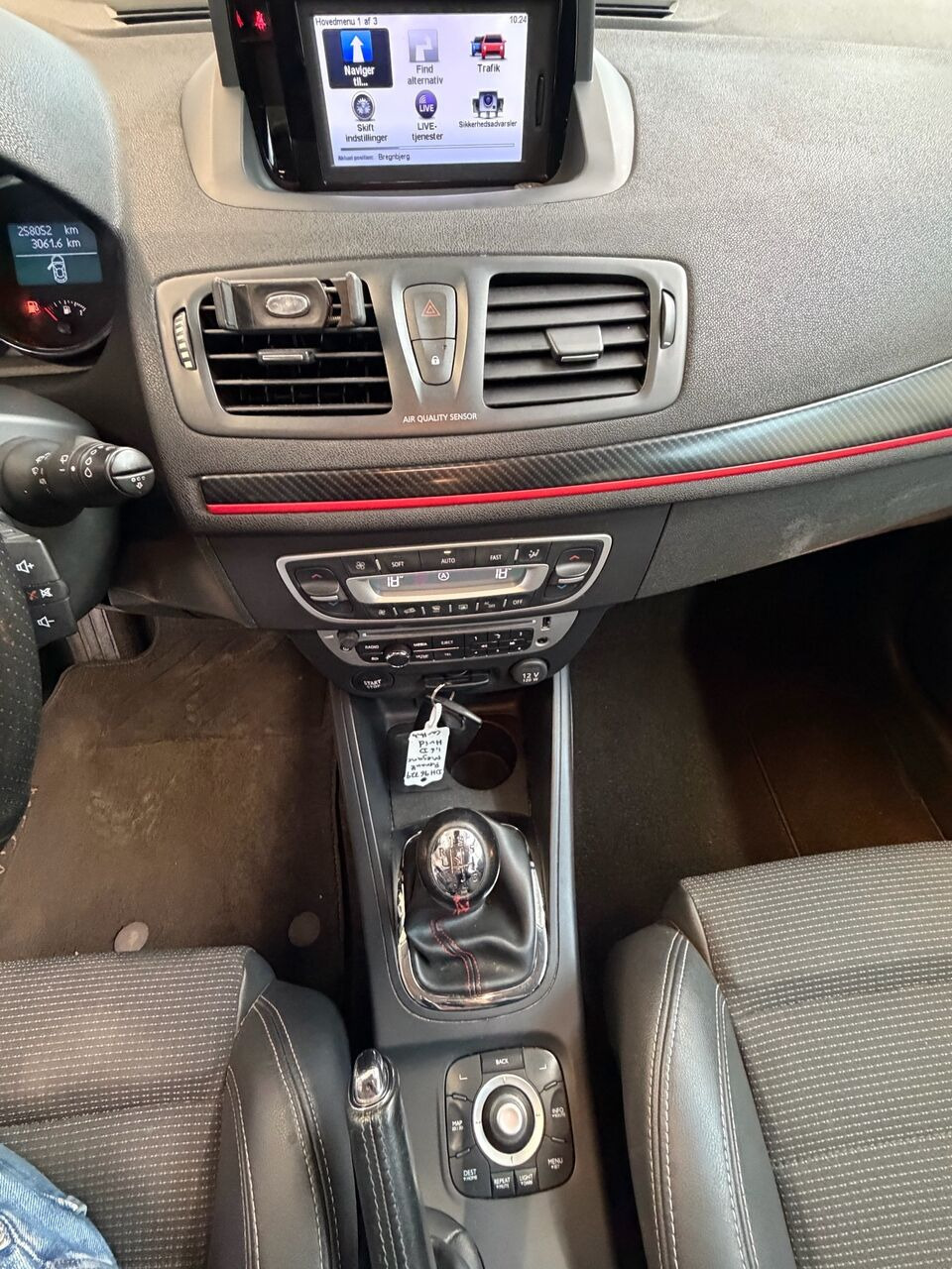 Hvid Renault Mégane fra 2012