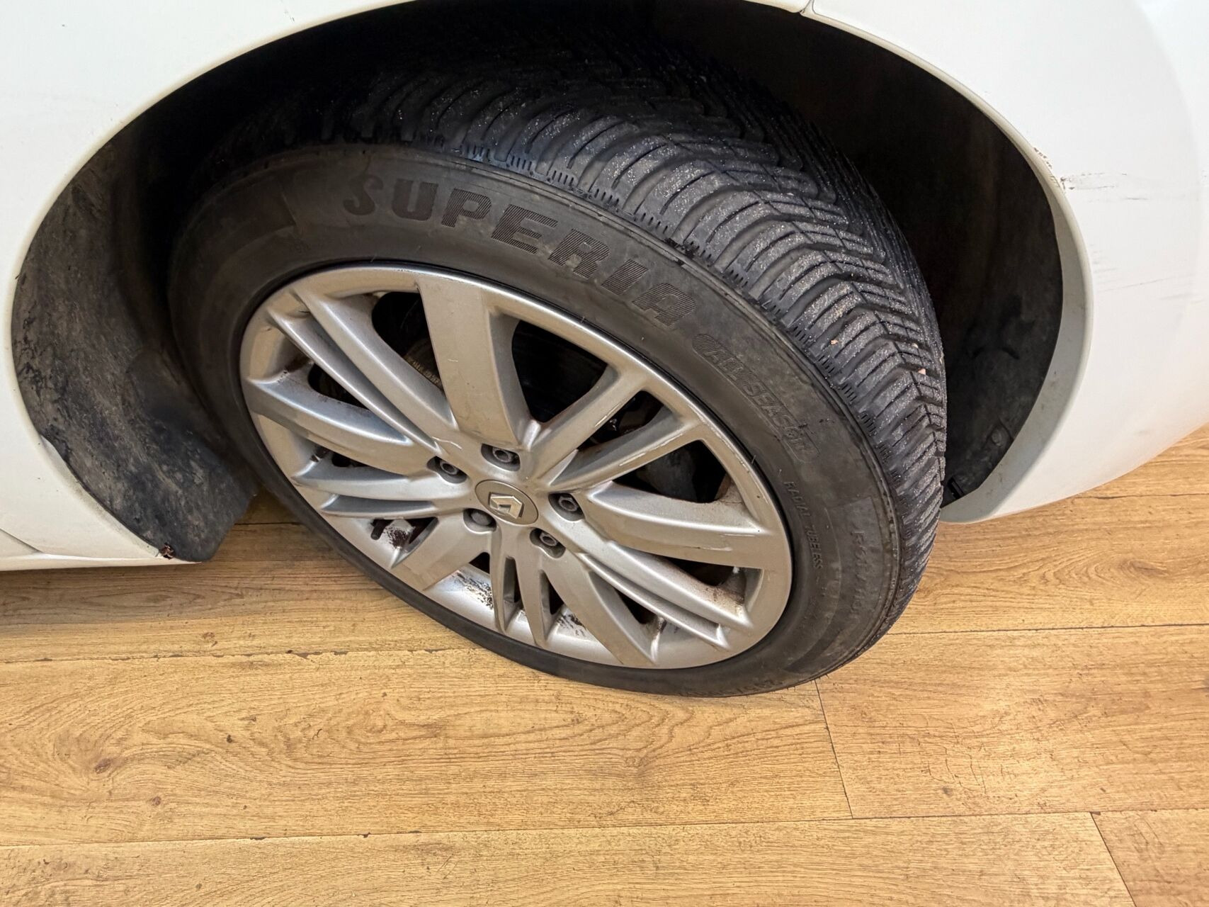 Hvid Renault Mégane fra 2012