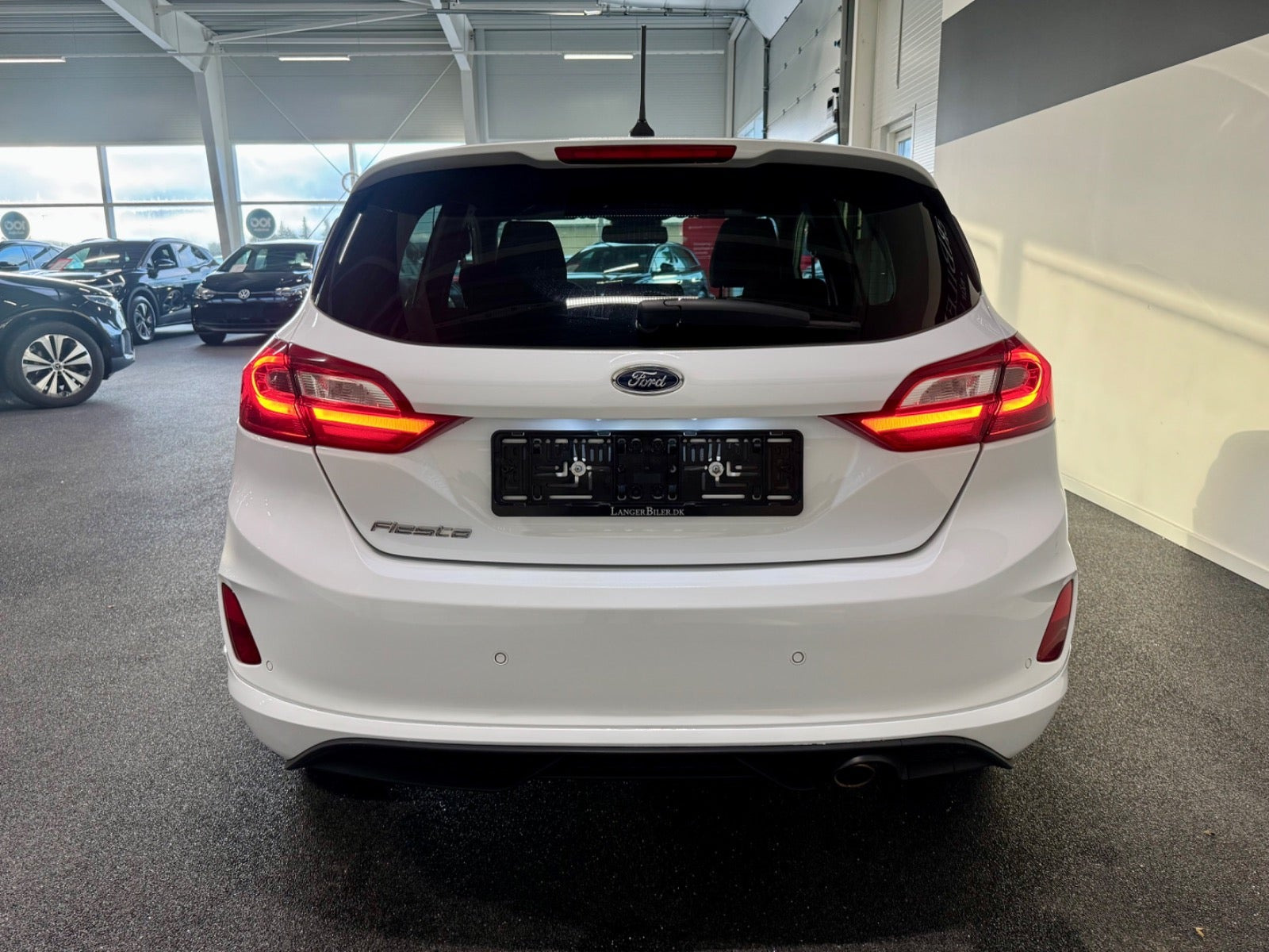 Hvid Ford Fiesta fra 2019