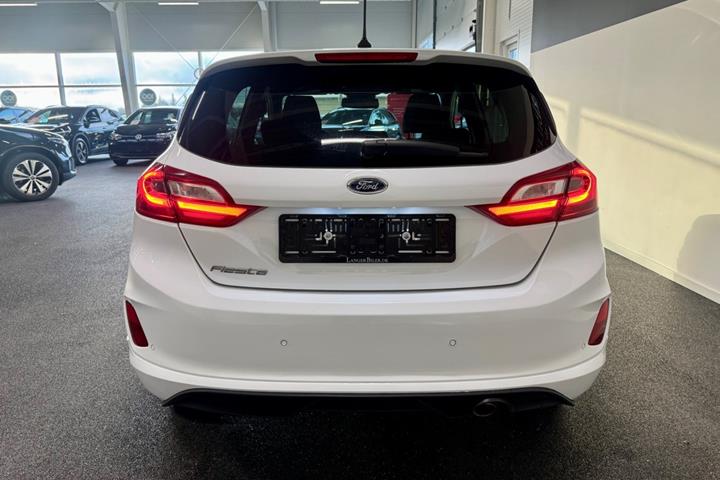 Hvid Ford Fiesta fra 2019