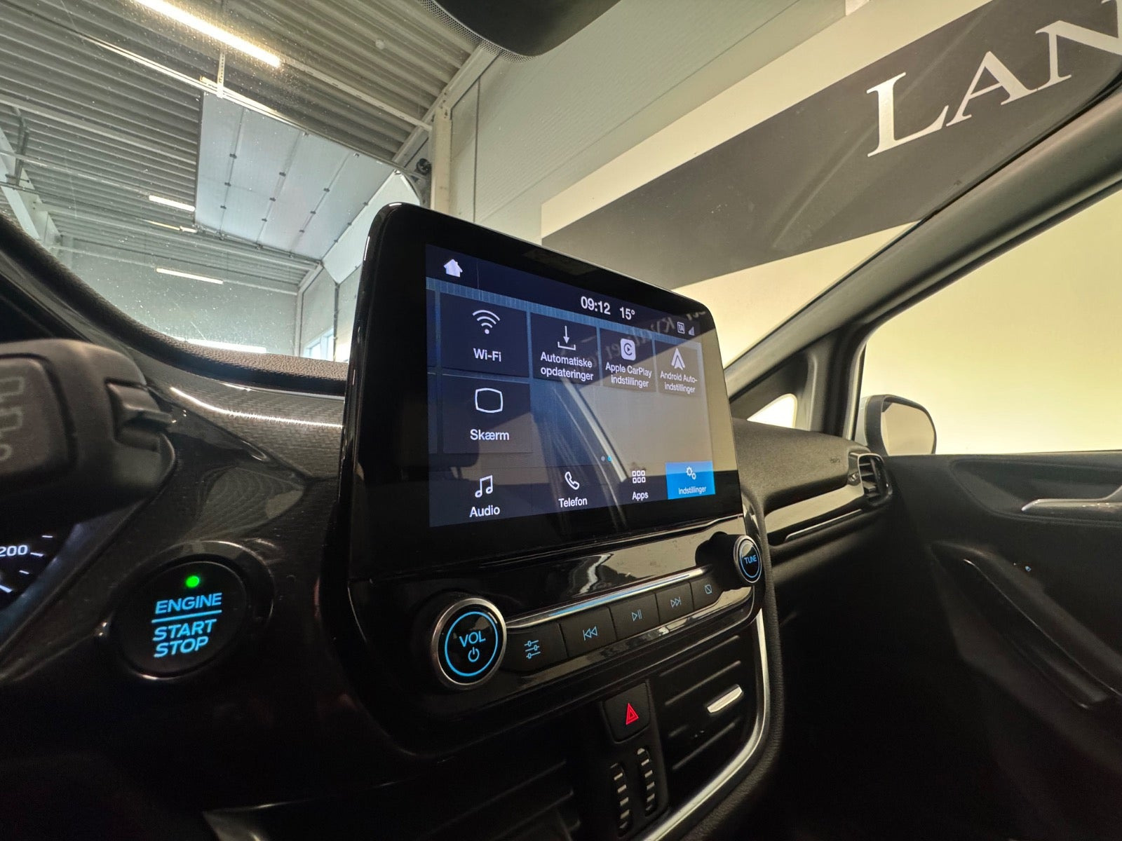 Hvid Ford Fiesta fra 2019