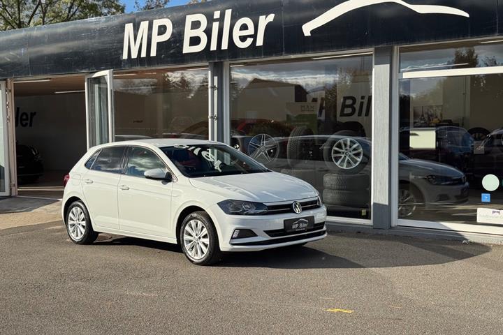 Hvid VW Polo fra 2020