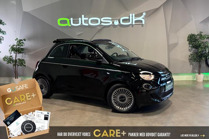 Sort Fiat 500e fra 2023