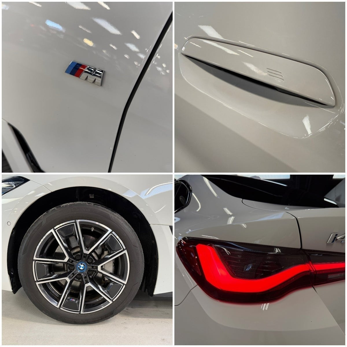 Hvid BMW i4 fra 2022