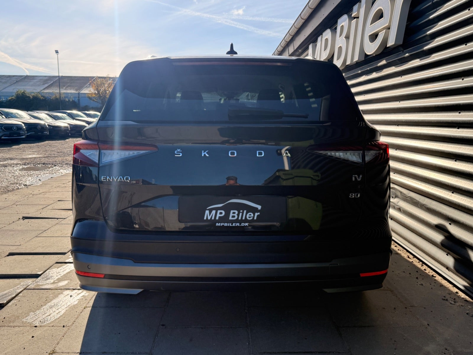 Sort Skoda Enyaq fra 2024