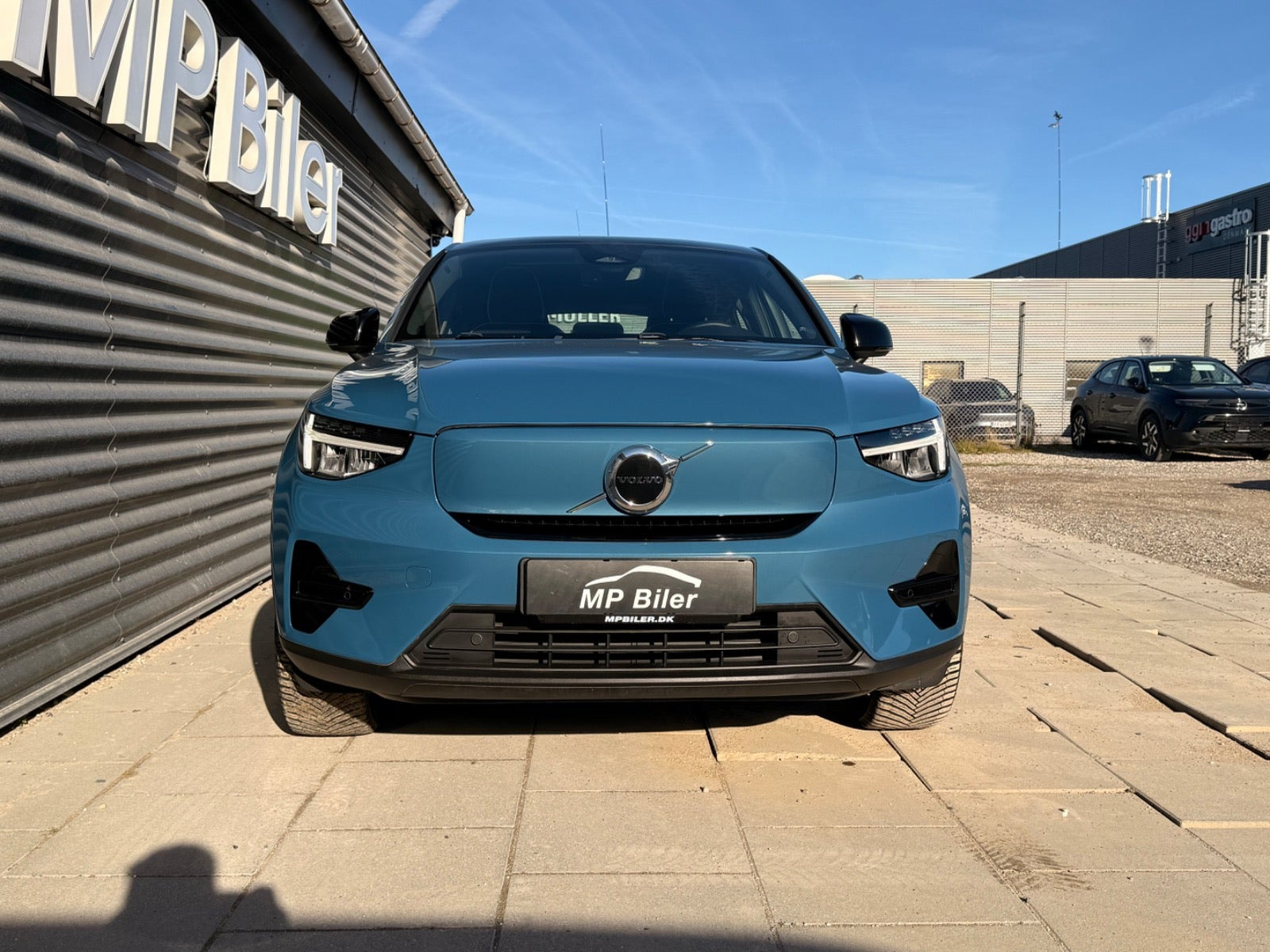 Blå Volvo C40 fra 2022