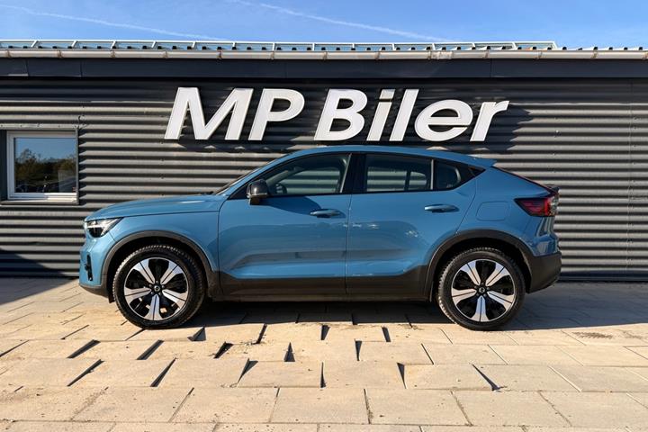Blå Volvo C40 fra 2022