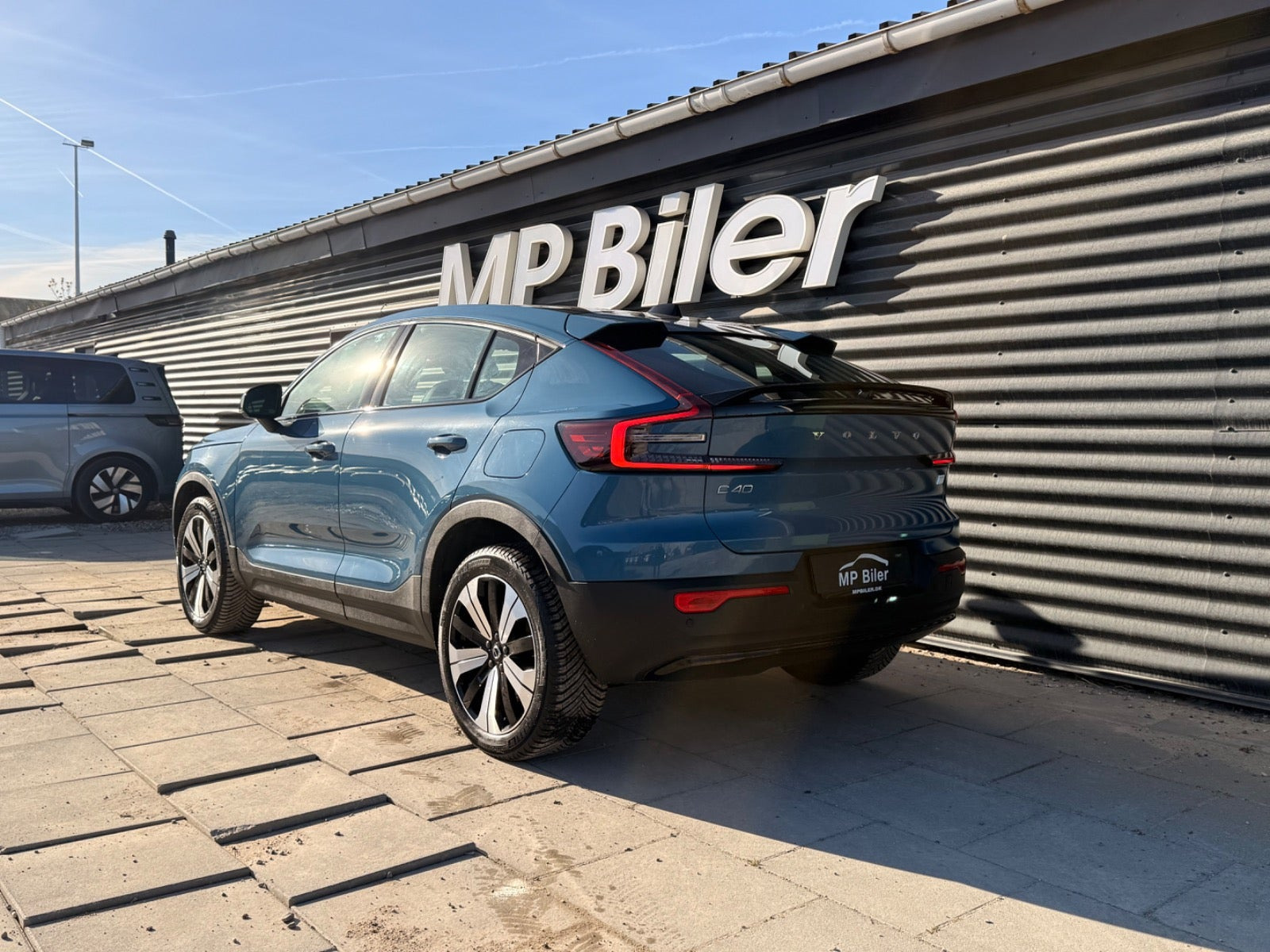 Blå Volvo C40 fra 2022