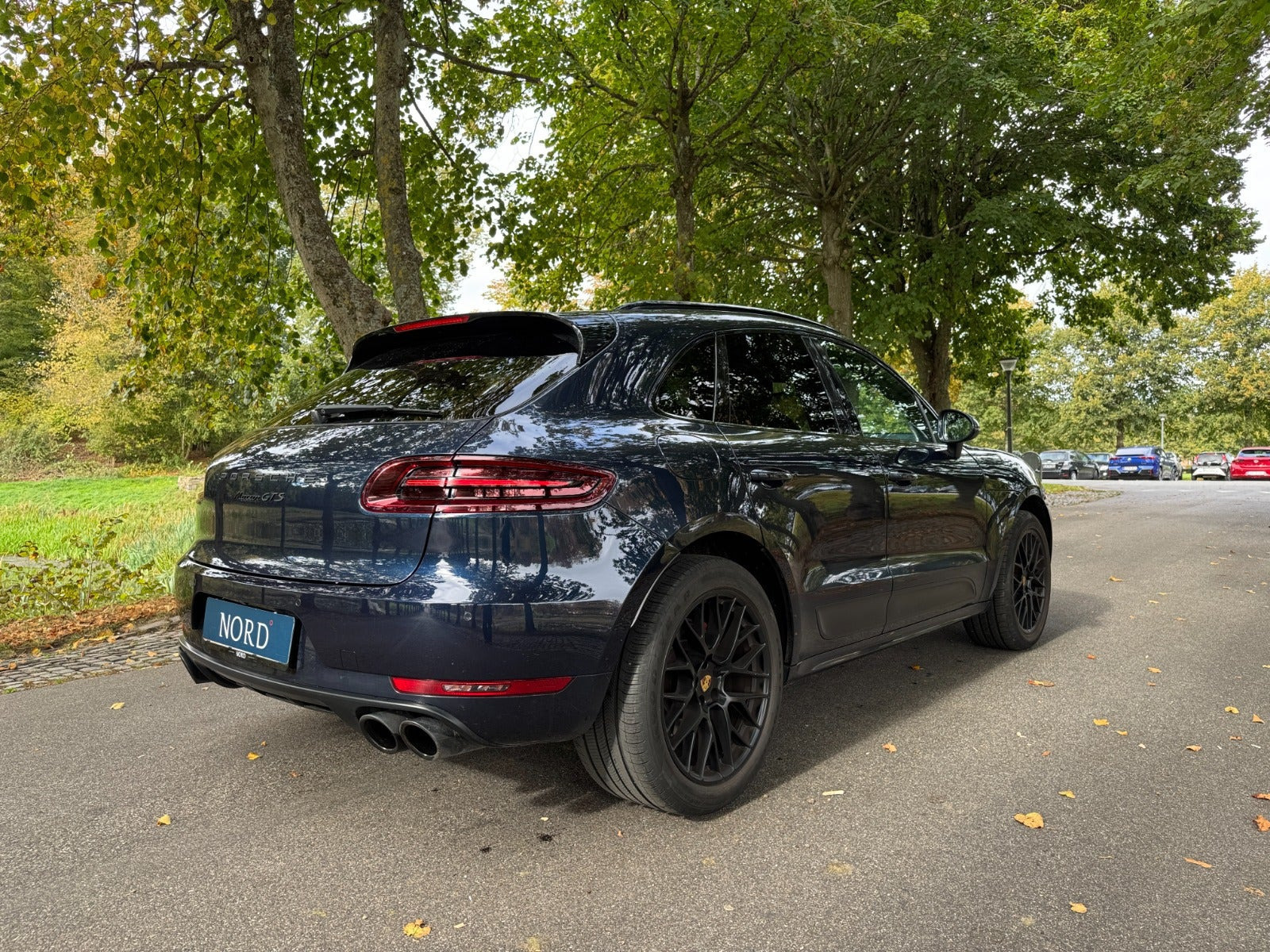 Grøn Porsche Macan GTS fra 2017