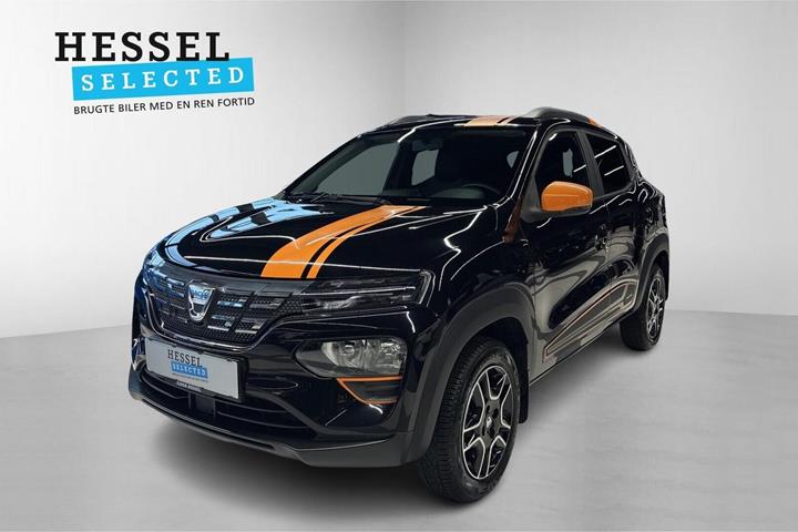 Sort Dacia Spring fra 2022 set udefra