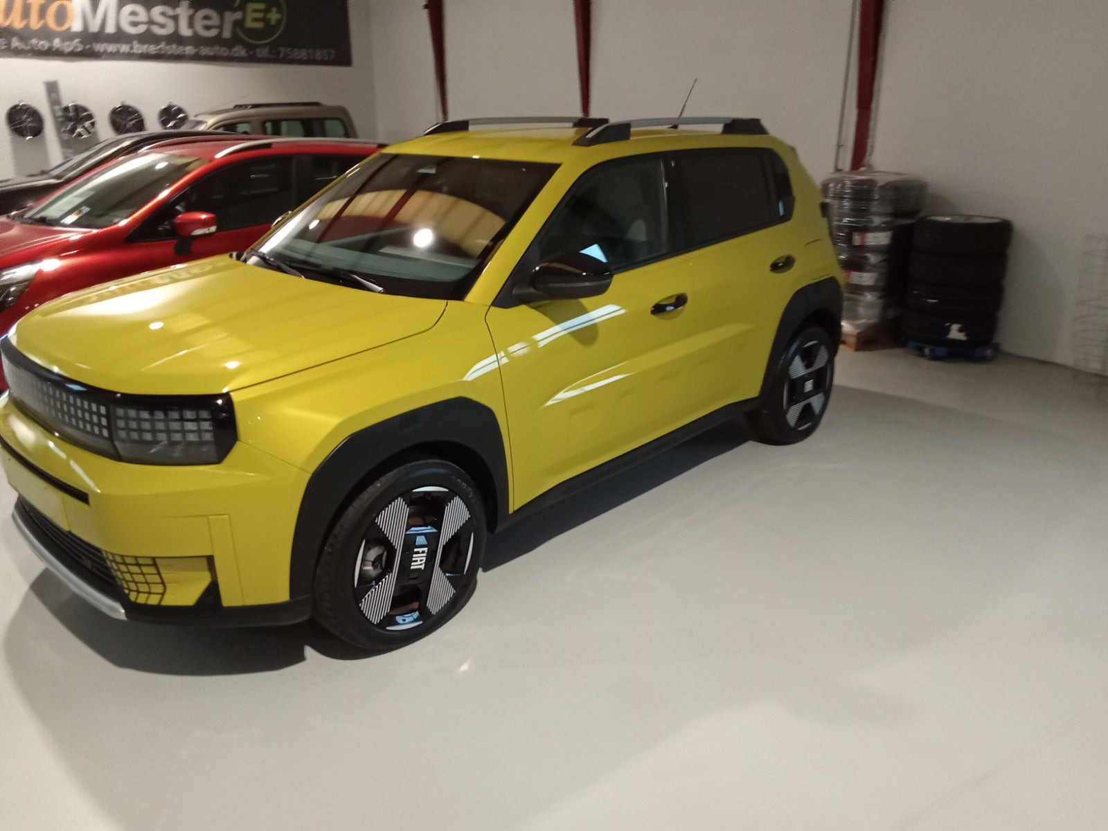 Gul Fiat Grande Panda fra 2025