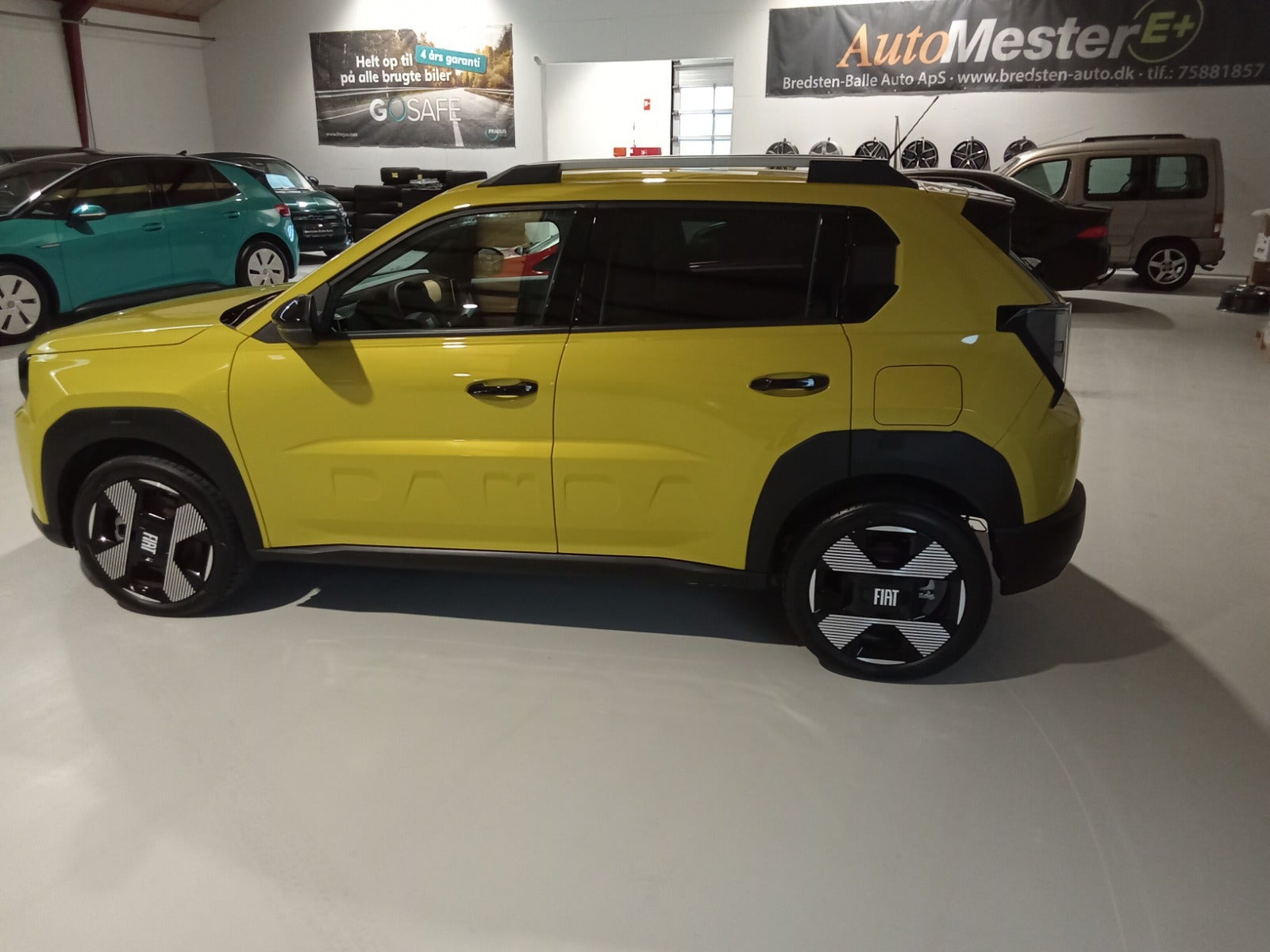 Gul Fiat Grande Panda fra 2025