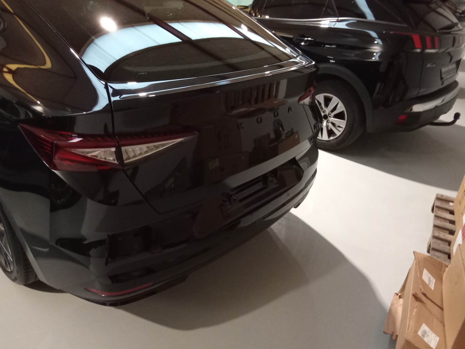 Sort Skoda Enyaq fra 2023