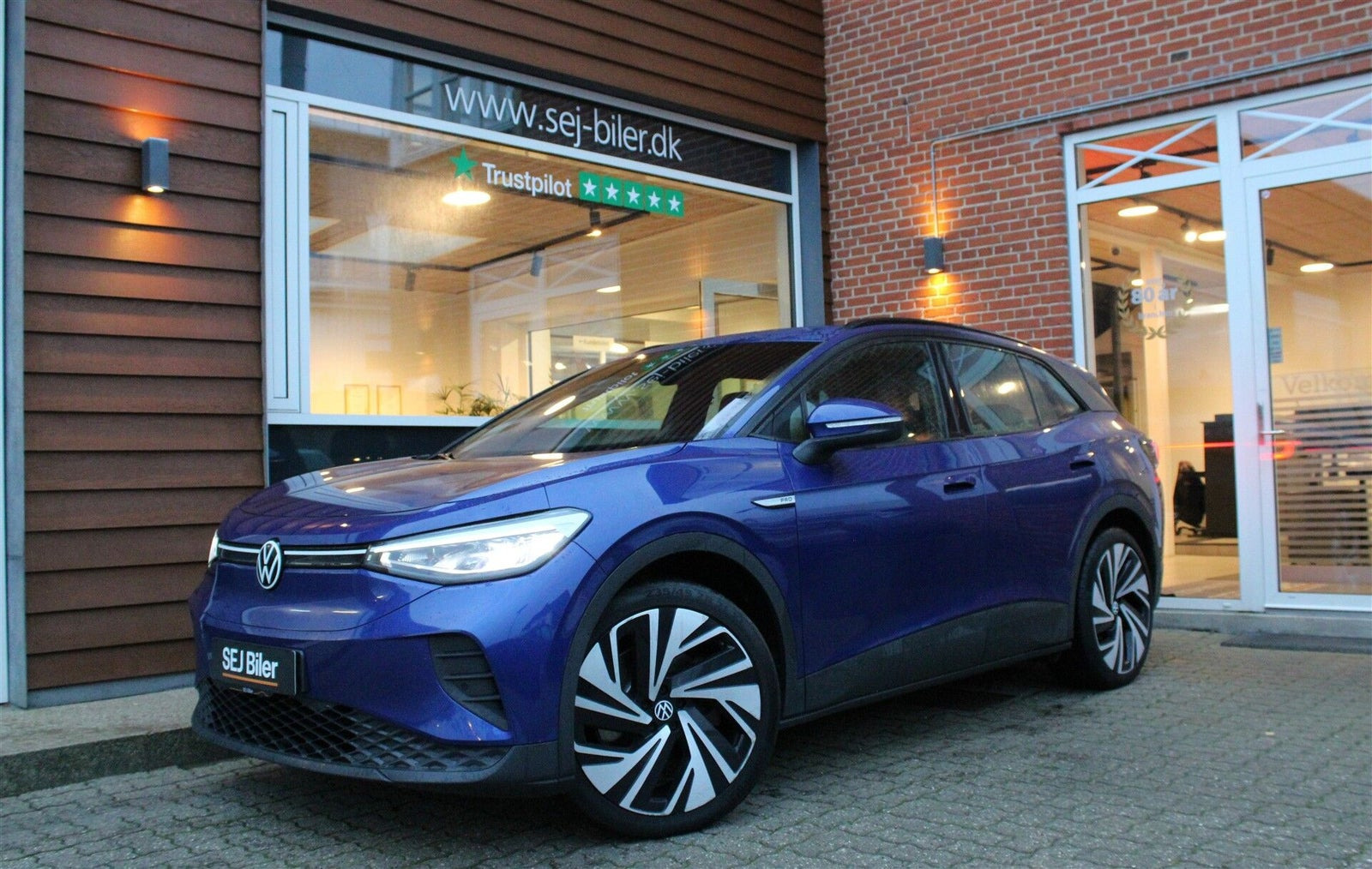 Blå VW ID.4 fra 2022