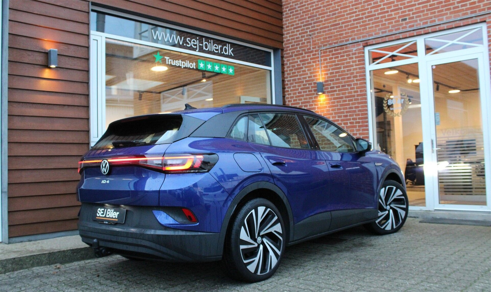 Blå VW ID.4 fra 2022