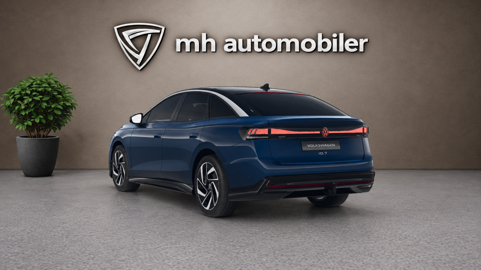 Blå VW ID.7 fra 2026