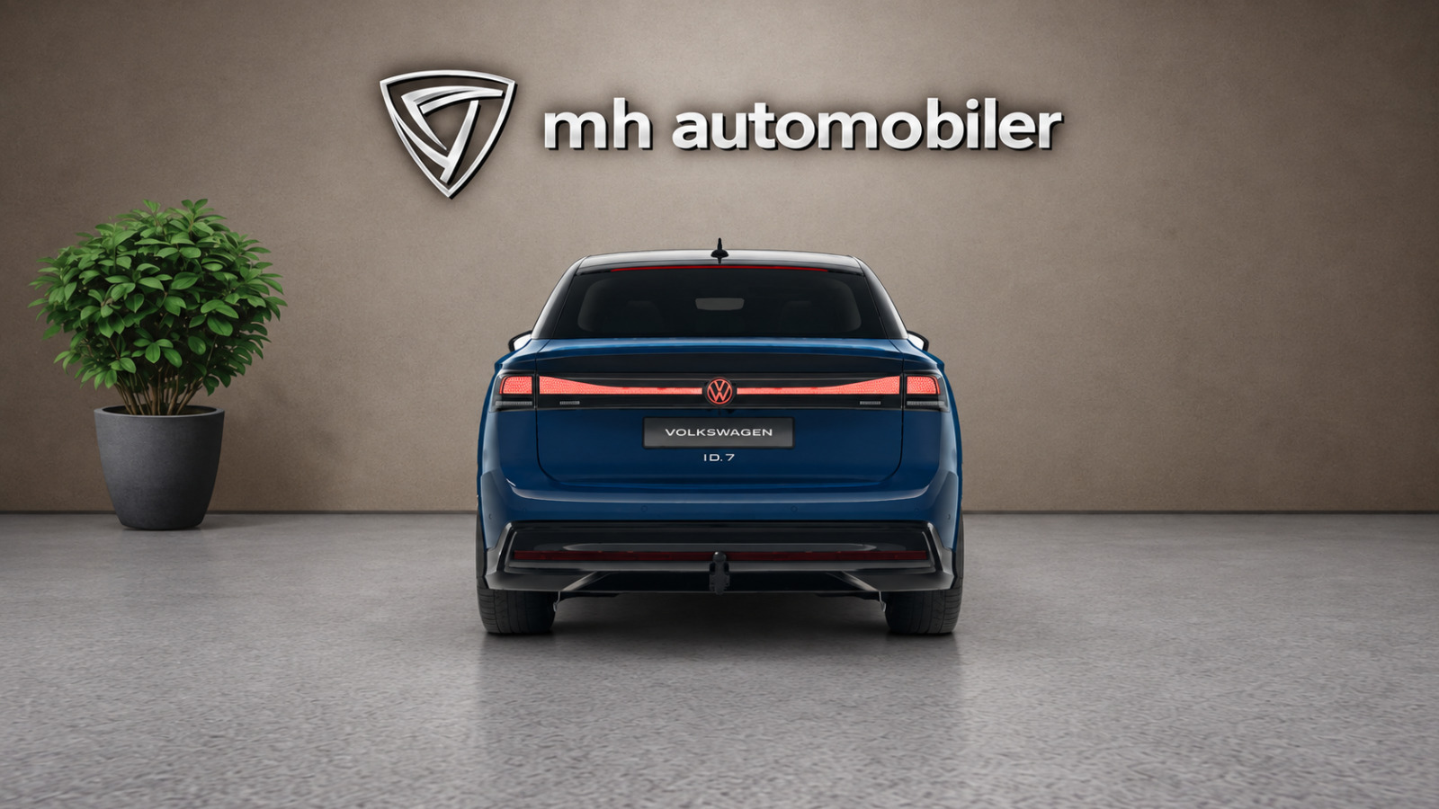 Blå VW ID.7 fra 2026