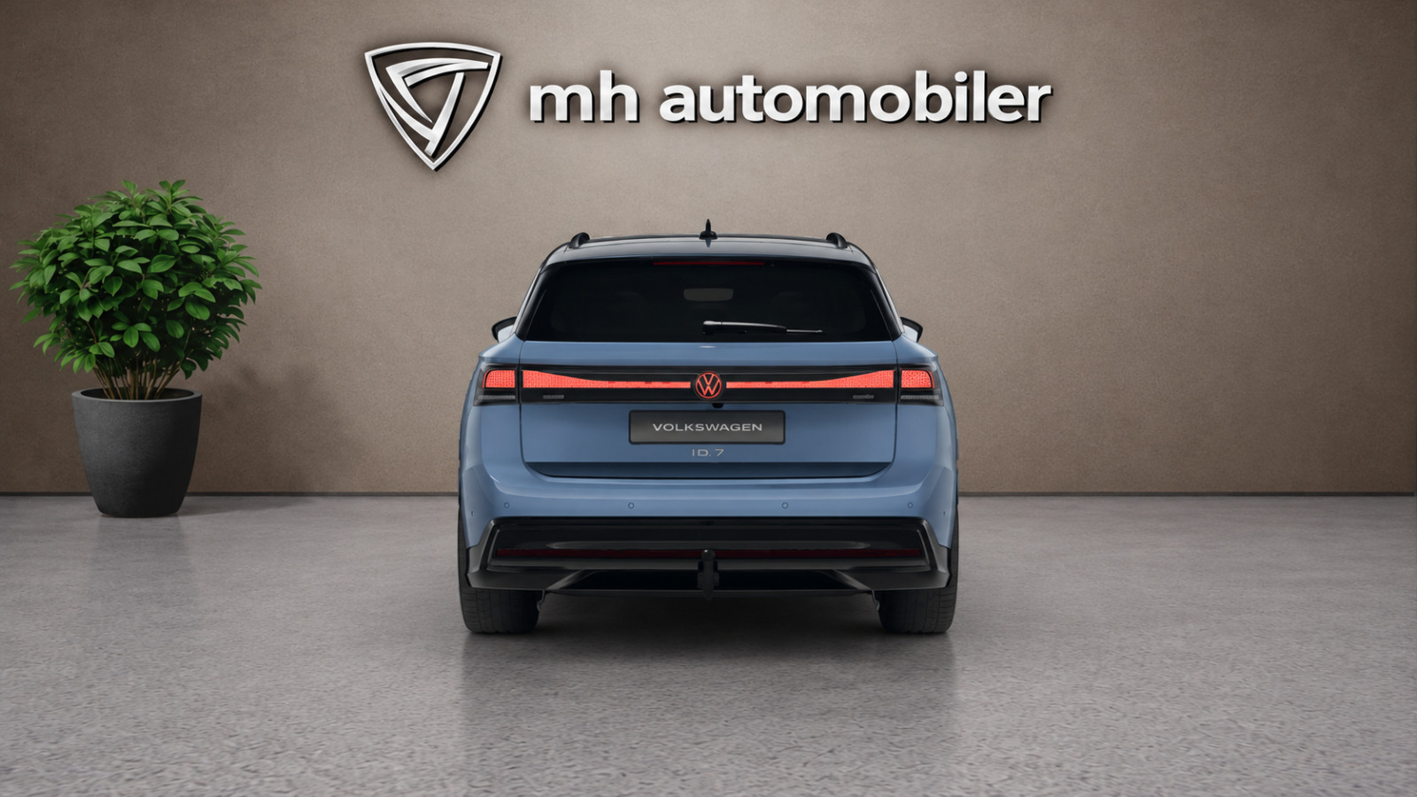 Blå VW ID.7 fra 2026
