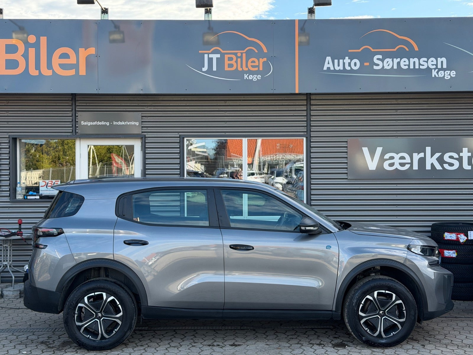 Grå Citroën e-C3 Aircross fra 2025