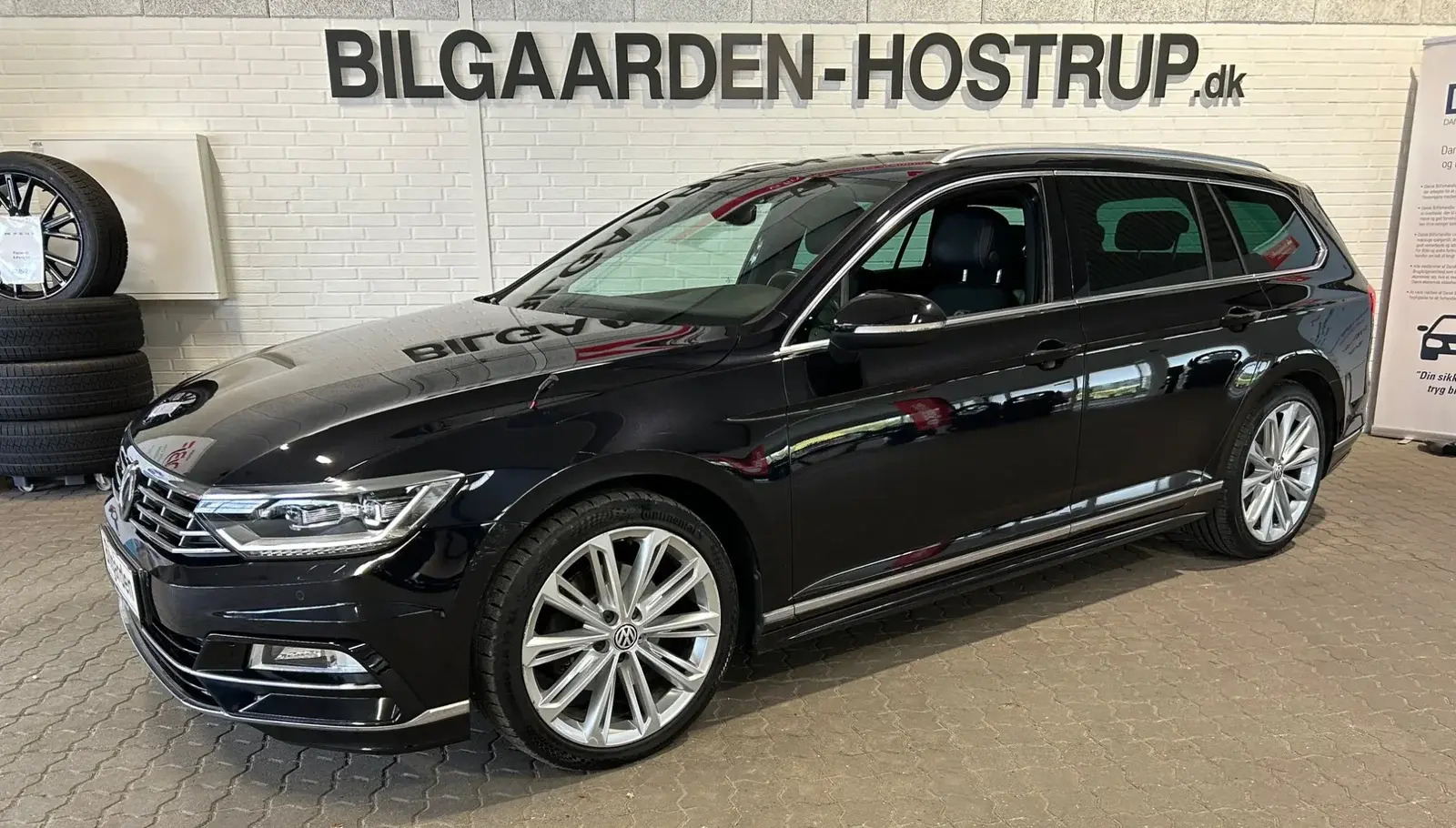 Sort VW Passat fra 2019