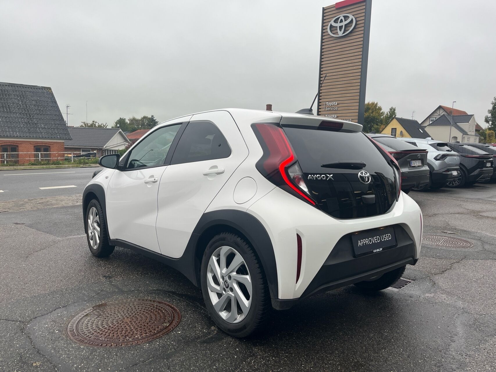 Hvid Toyota Aygo X fra 2026