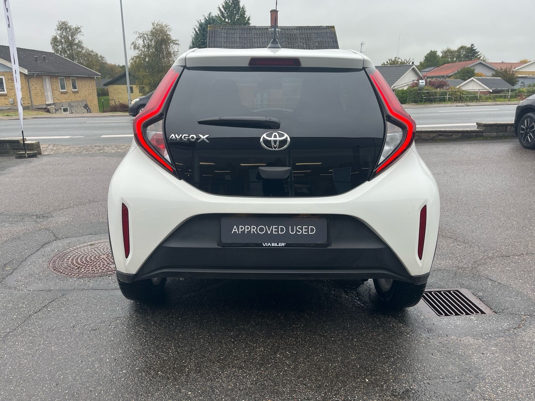 Hvid Toyota Aygo X fra 2026