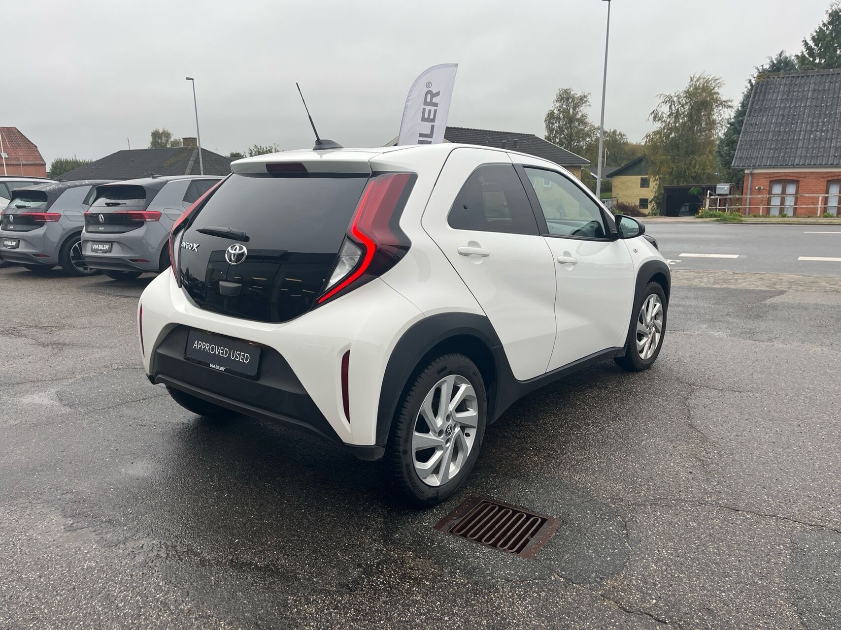 Hvid Toyota Aygo X fra 2026