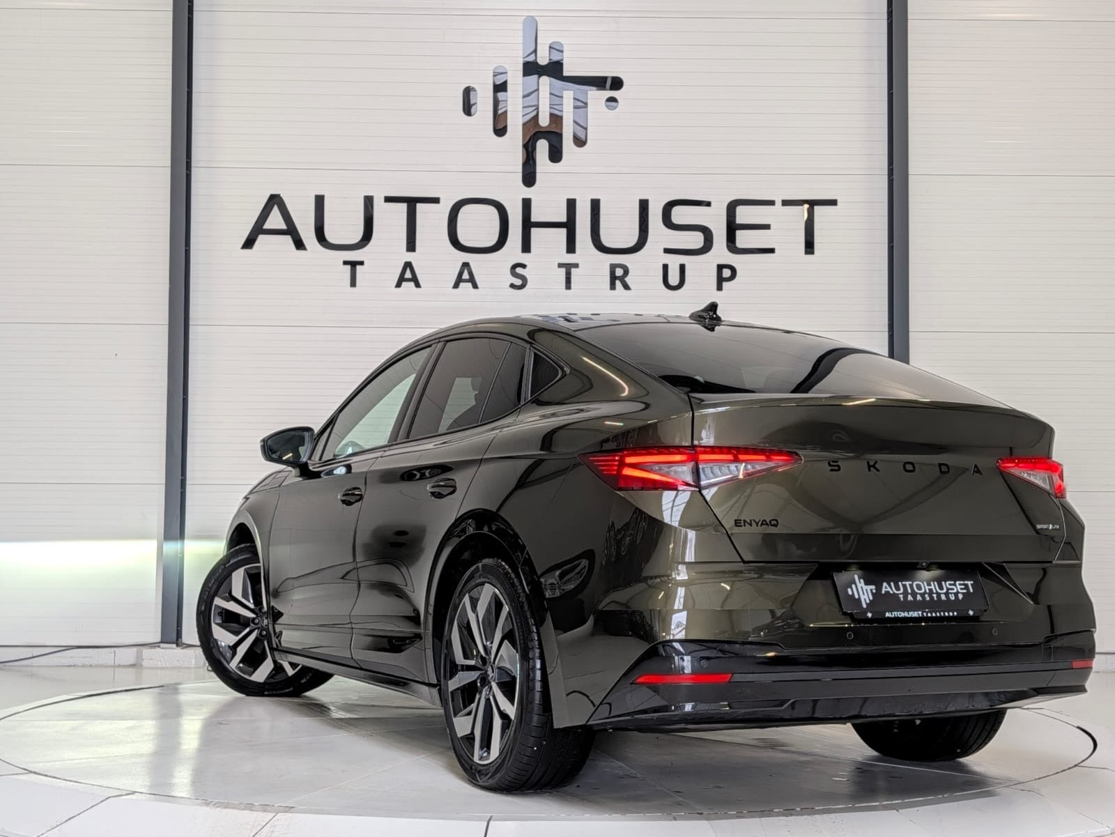 Grøn Skoda Enyaq fra 2025