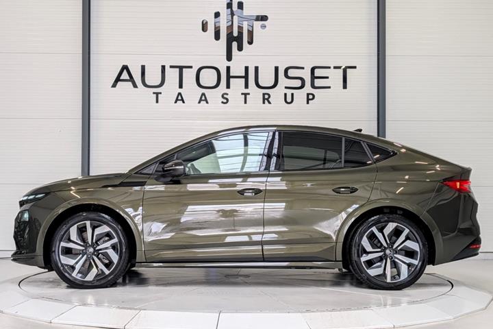 Grøn Skoda Enyaq fra 2025