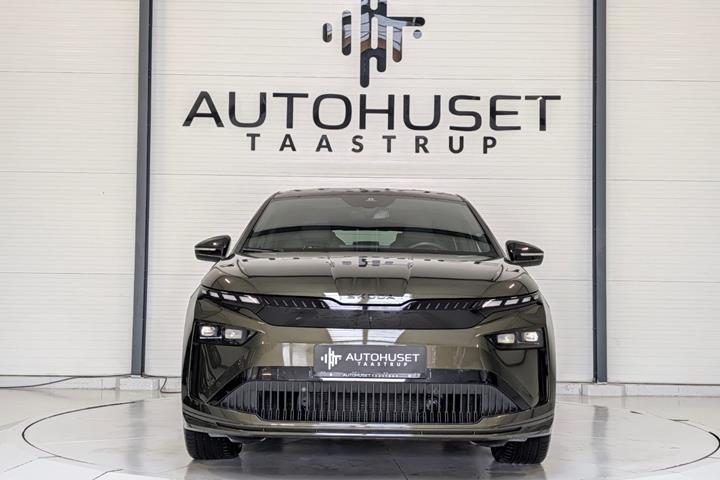 Grøn Skoda Enyaq fra 2025