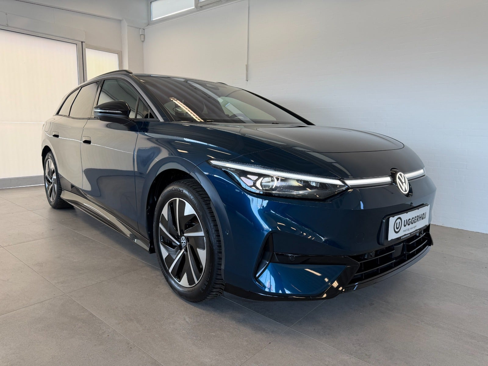 Blå VW ID.7 fra 2025