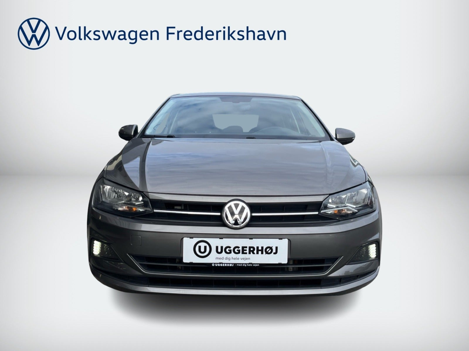 Grå VW Polo fra 2020