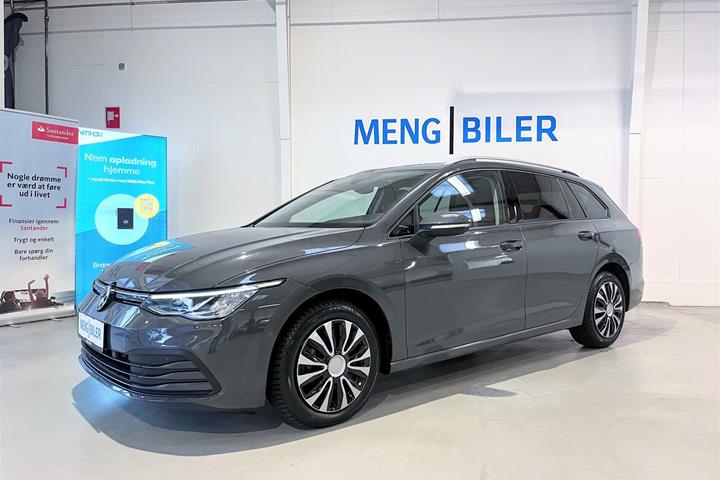 Grå VW Golf fra 2021