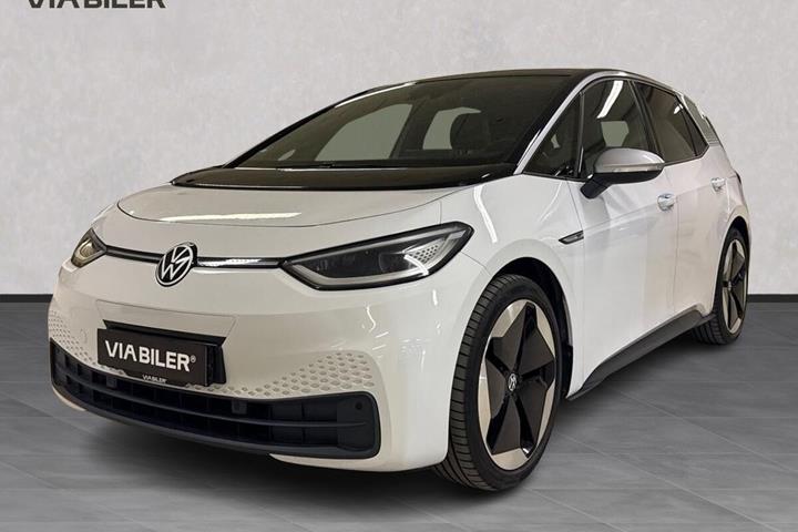 Hvid VW ID.3 fra 2020