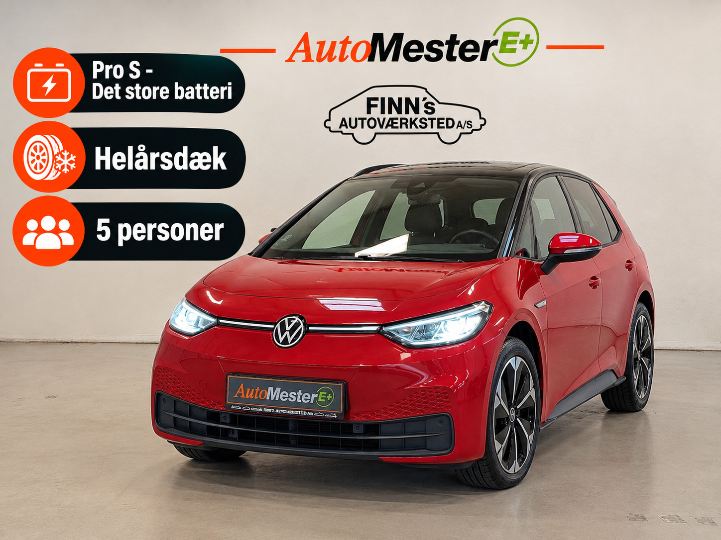 VW ID.3 EL Pro S 204HK 5d Aut.