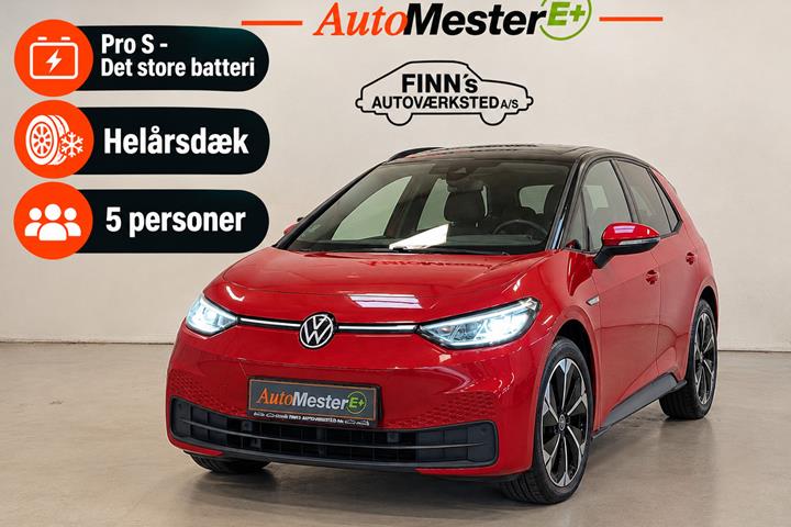 Rød VW ID.3 fra 2022