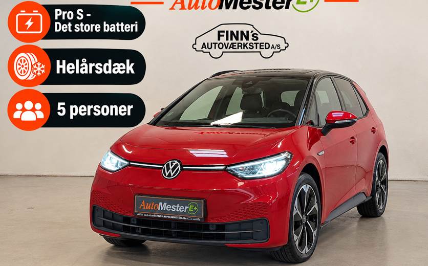 VW ID.3 EL Pro S 204HK 5d Aut.