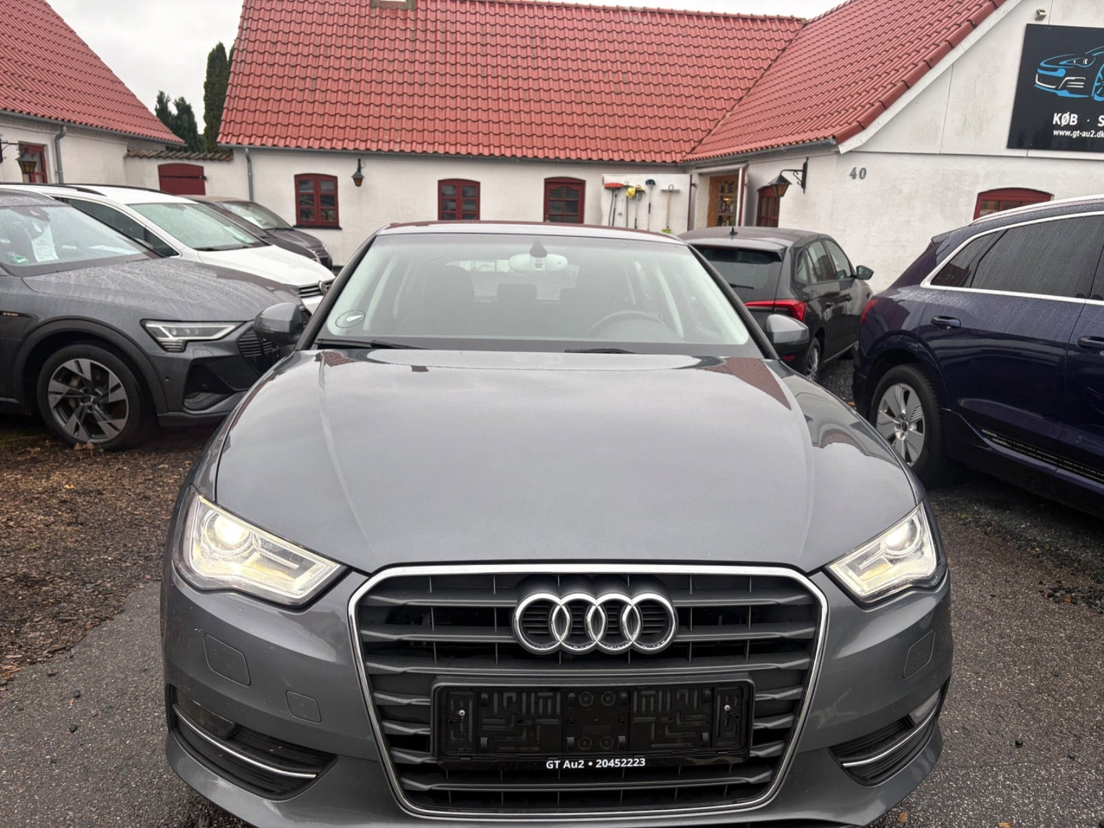 Grå Audi A3 fra 2015