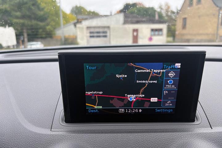 Grå Audi A3 fra 2015