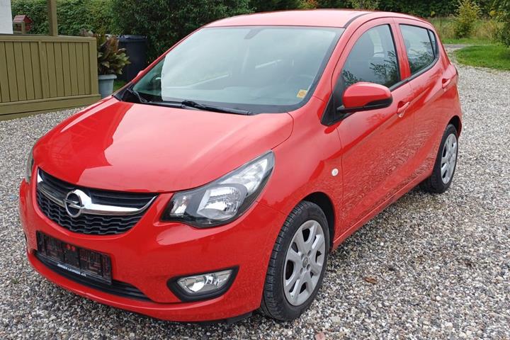 Rød Opel Karl fra 2017